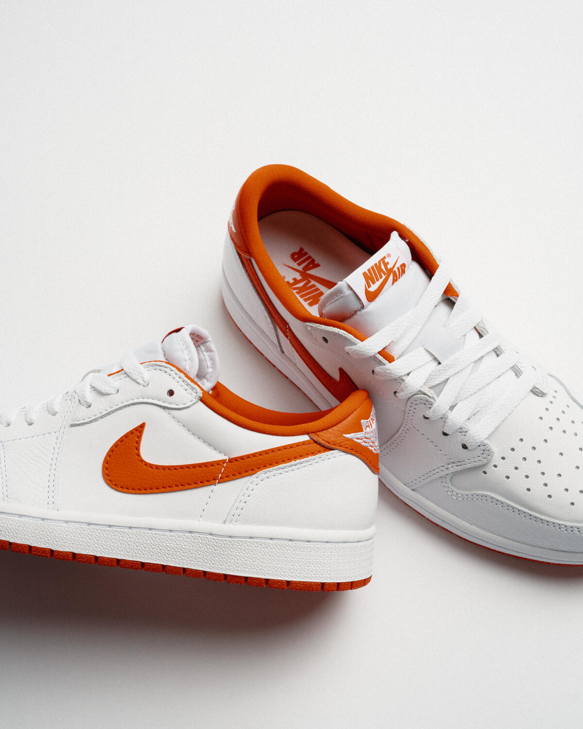 Air jordan 1 hot sale retro low orange